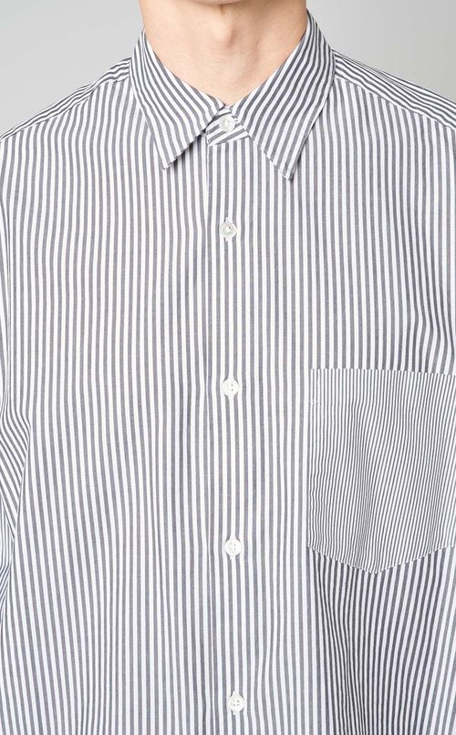 ストライプレギュラーカラーシャツ