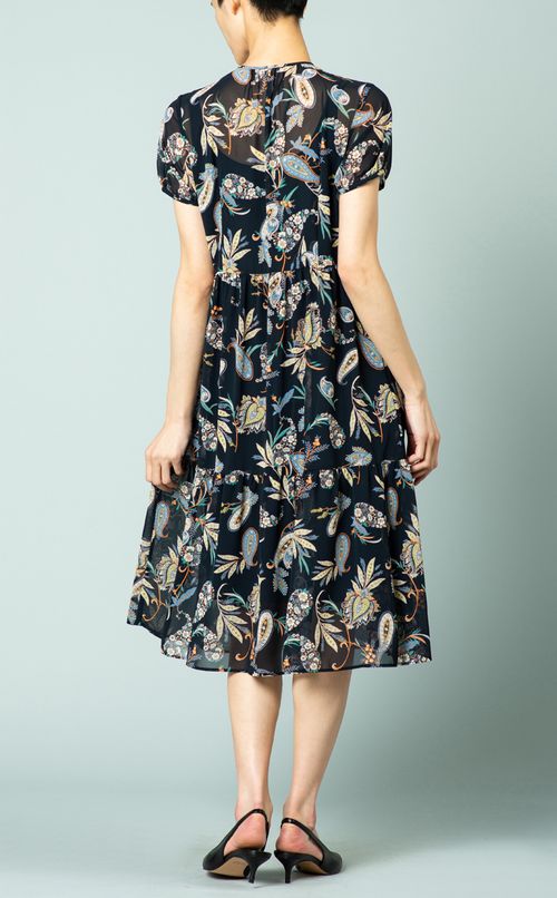 ペイズリープリントワンピース