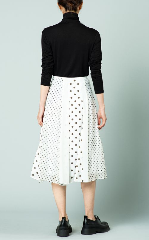 ミックスドットスカート