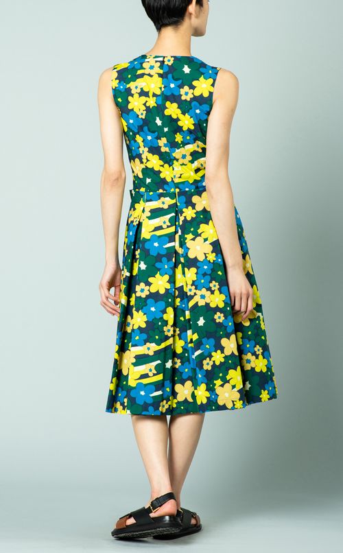 フラワープリントワンピース