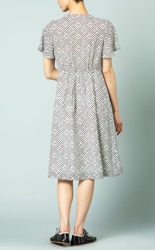 チェックプリントワンピース