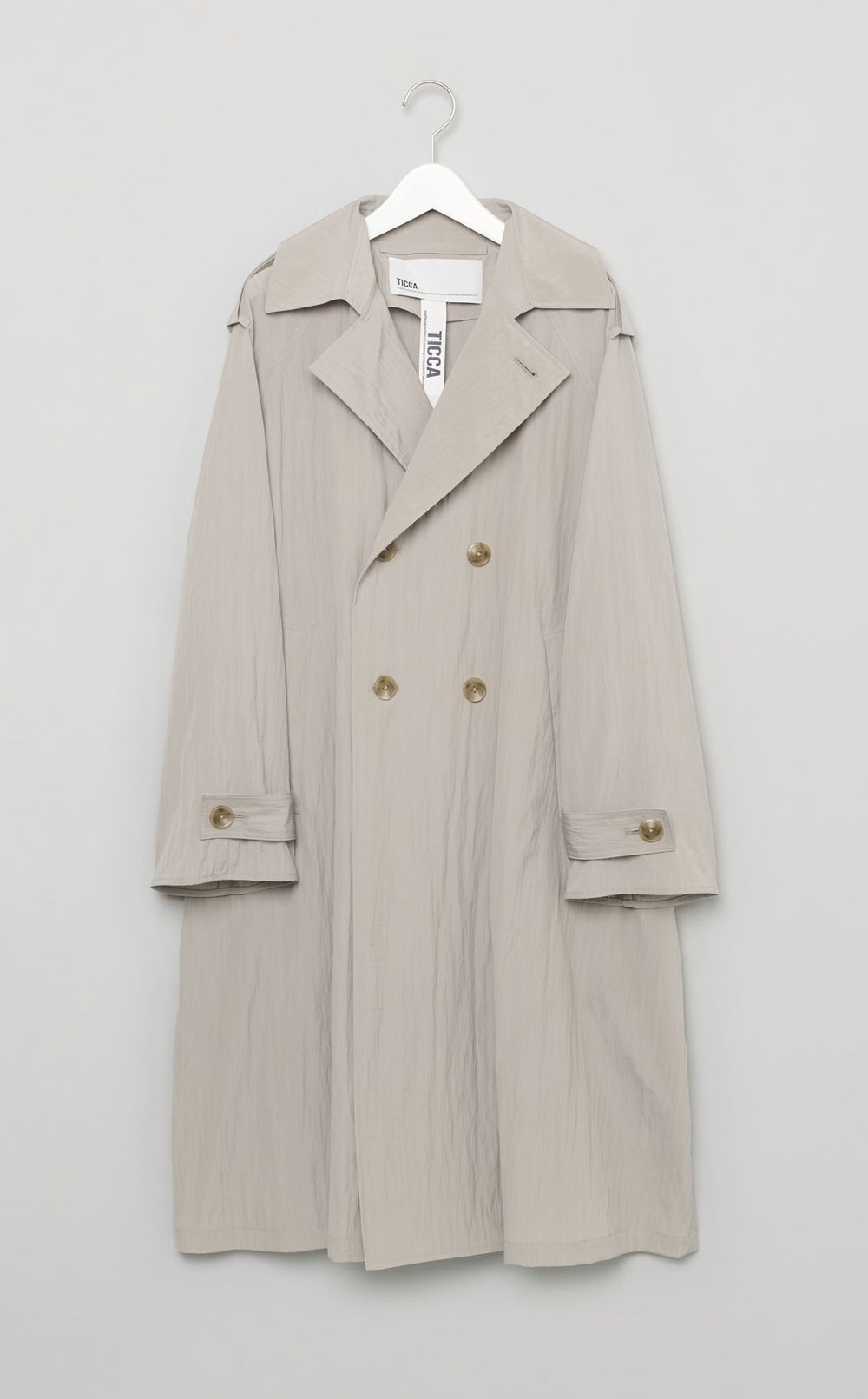 ワイドスリーブライトトレンチコー卜