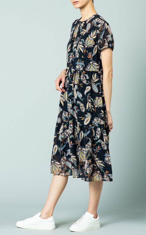 ペイズリープリントワンピース