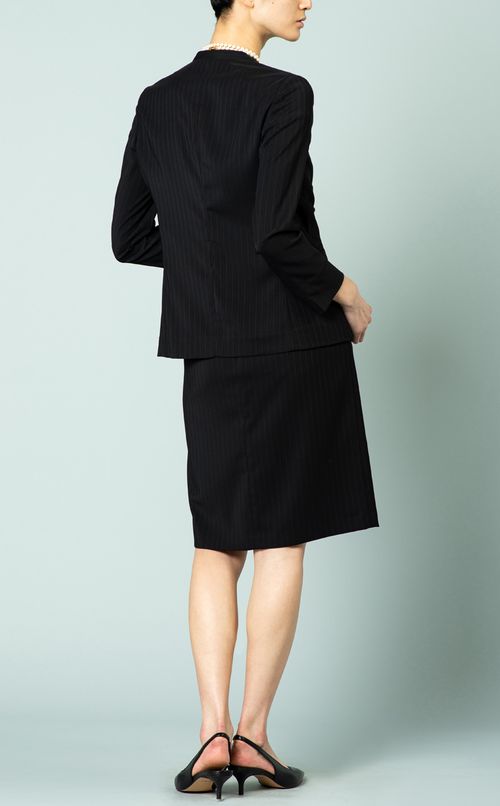 ストライプラップ風スカート