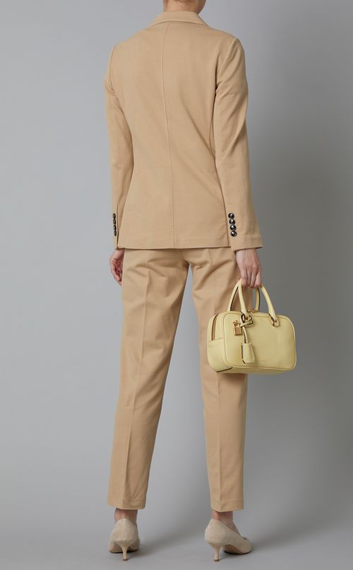 レザータブルジップスクエアバッグ