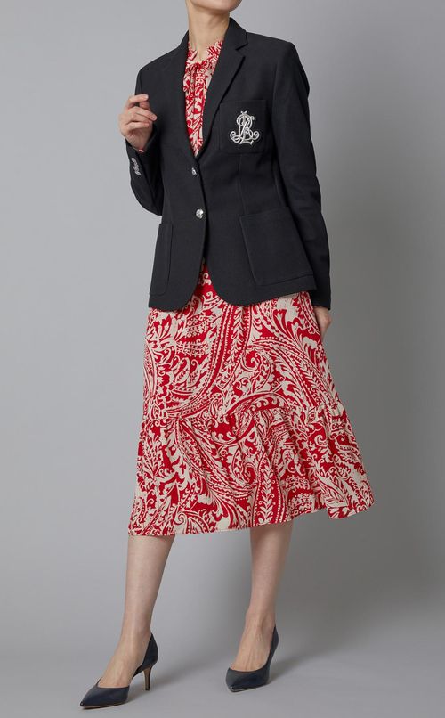 エンブレムシングルジャケット