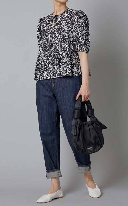 ノットハンドルショルダーバッグ