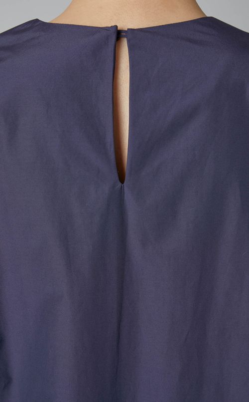 ギャザーデザインスリーブシャツ