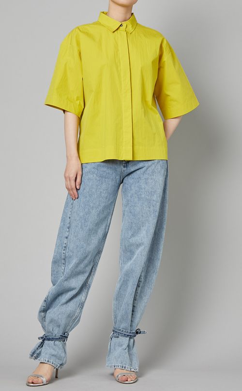 フロントフライシャツ