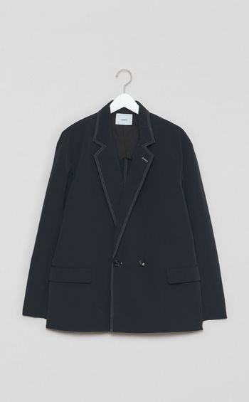 ナイロンリラックスダブルジャケット