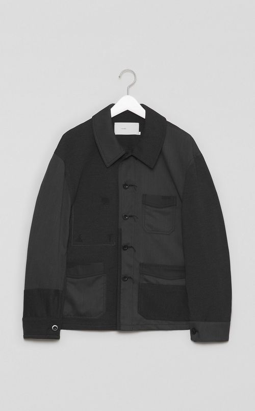 パッチワークユニフォームジャケット