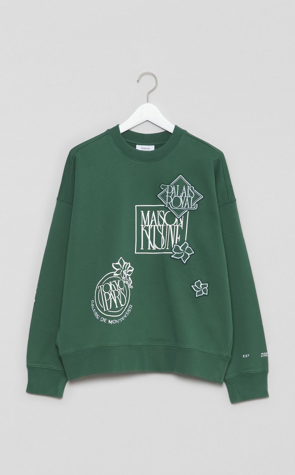 スタンプオーバーサイズスウェットシャツ