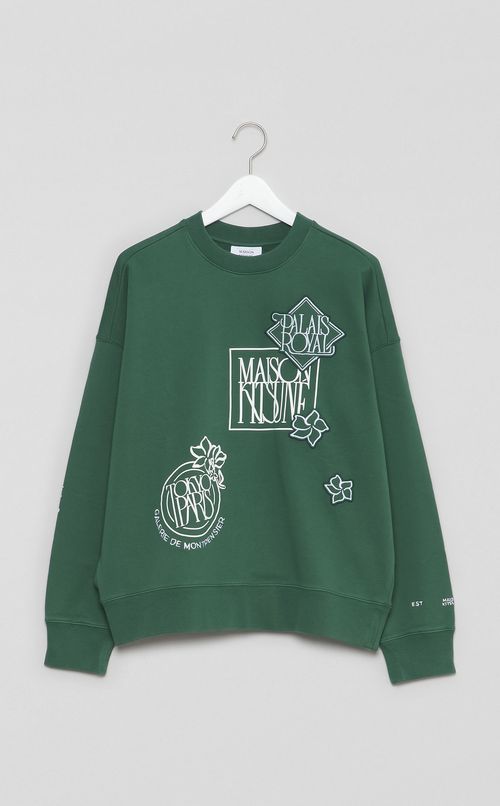 スタンプオーバーサイズスウェットシャツ