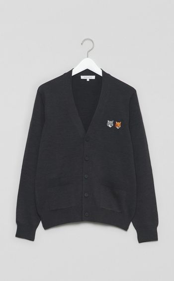 ダブルフォックスヘッドカーディガン