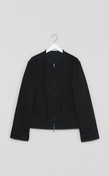 デニムリバーシブルブルゾン