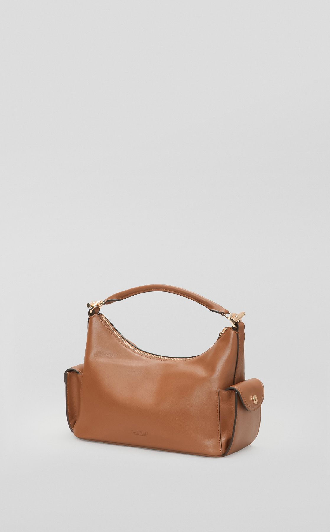 LAUREN RALPH LAUREN ワンショルダーバッグ キャンバス レザー Lauren Ralph Lauren｜ソフトレザーワンショルダーバッグ