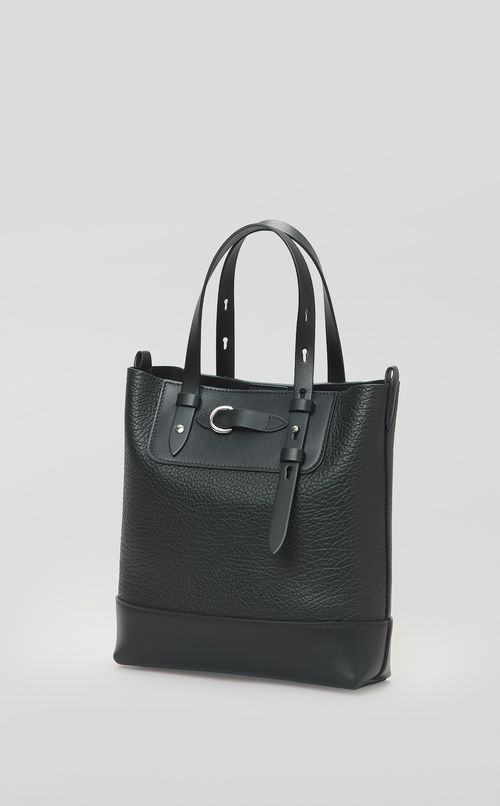 ストラップ付レザーミニトートバッグ