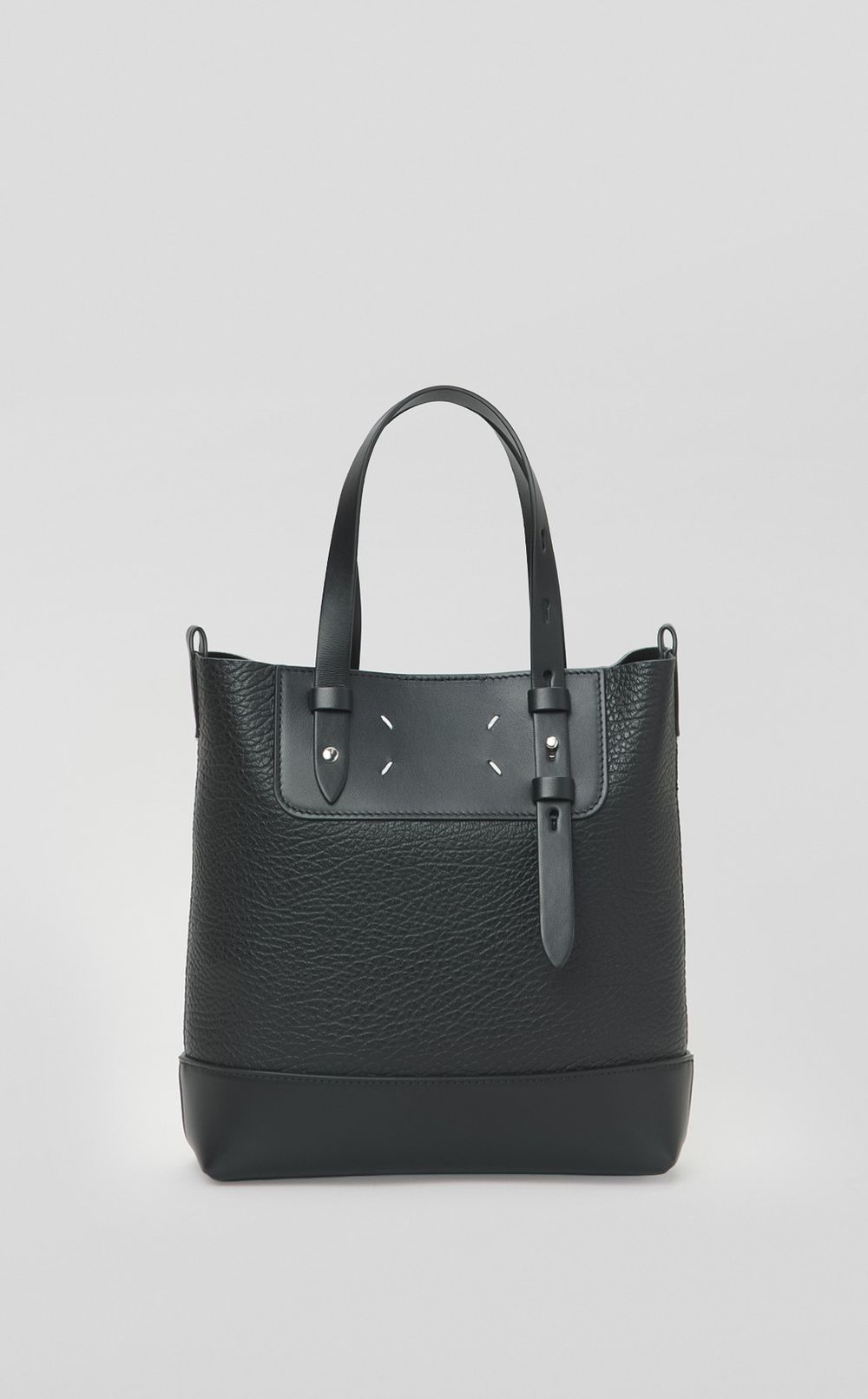 ストラップ付レザーミニトートバッグ