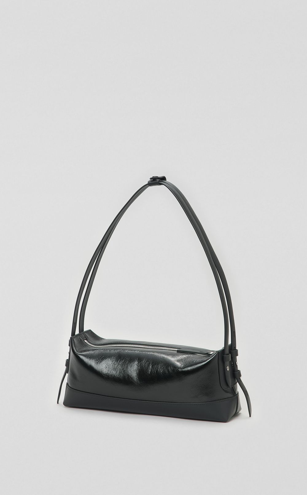 レザースクエアミニショルダーバッグ