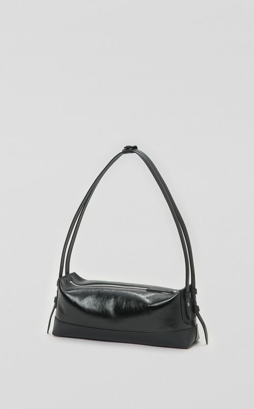 レザースクエアミニショルダーバッグ