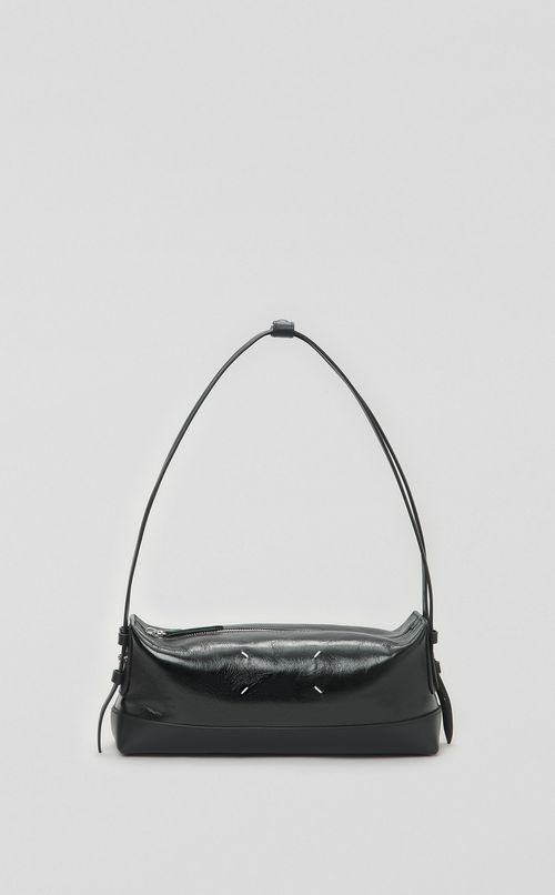 レザースクエアミニショルダーバッグ