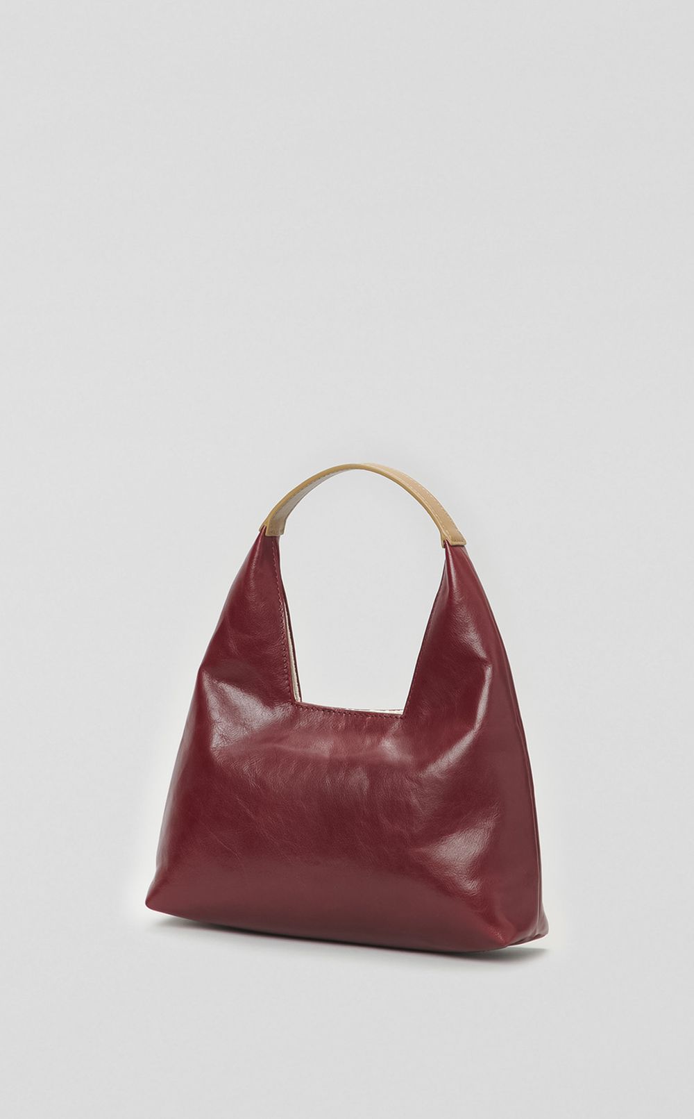 トップハンドルレザーミニバッグ