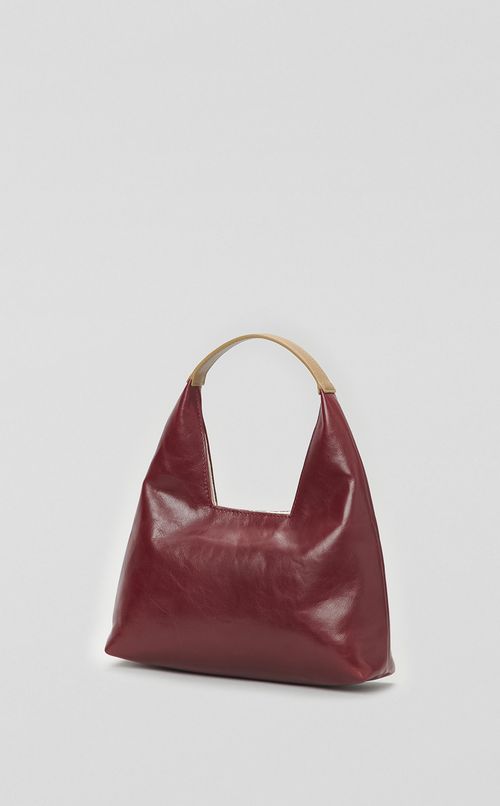 トップハンドルレザーミニバッグ