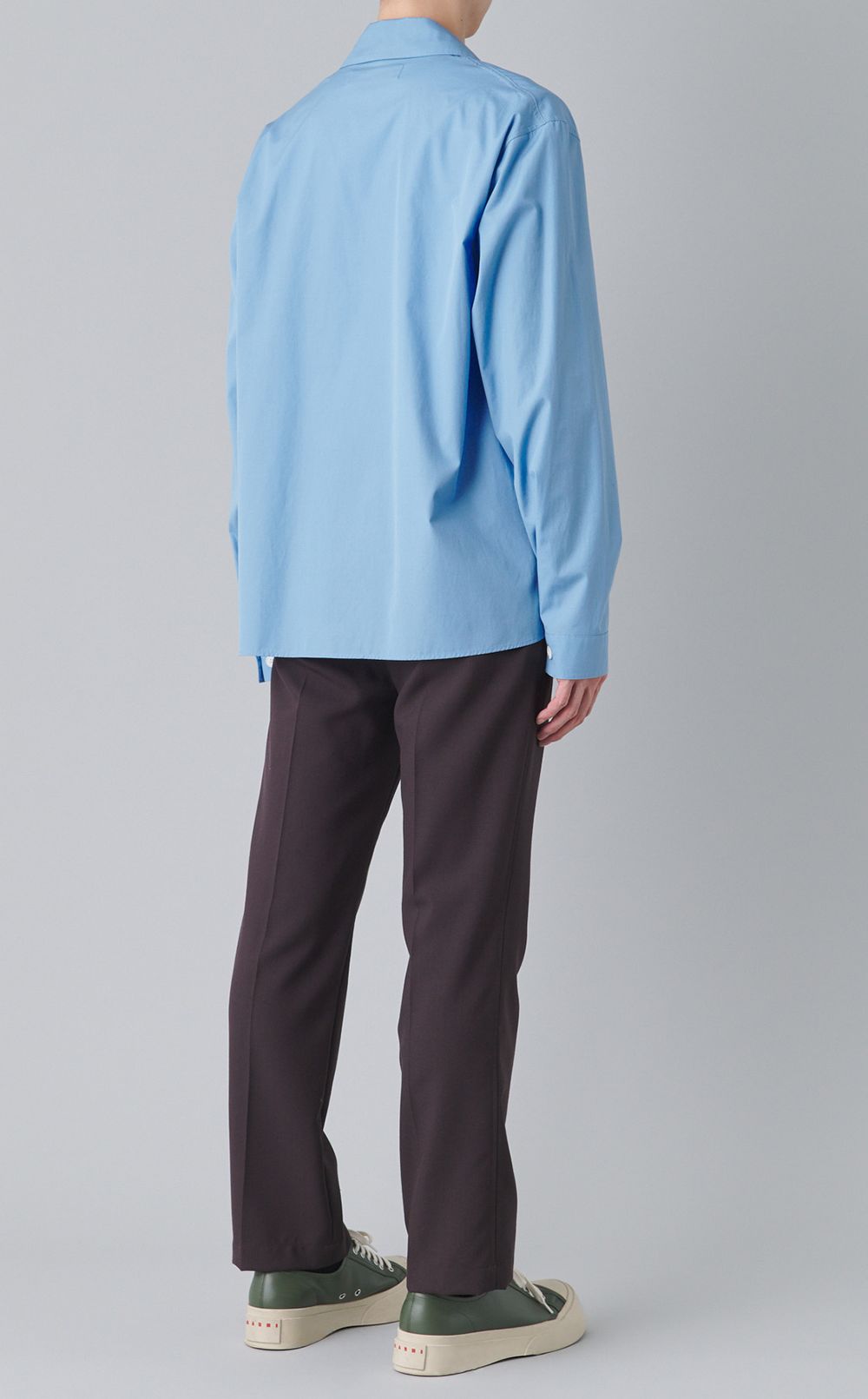 ロゴジップアップシャツ