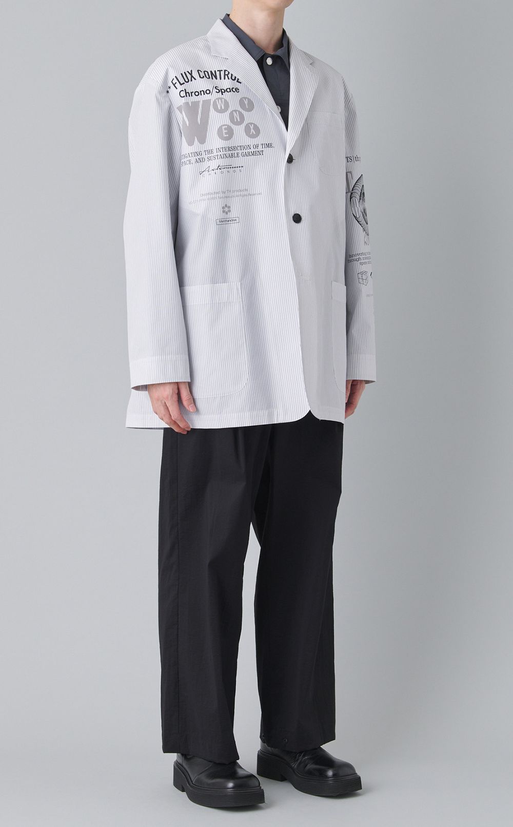 グラフィックオーバーサイズジャケット