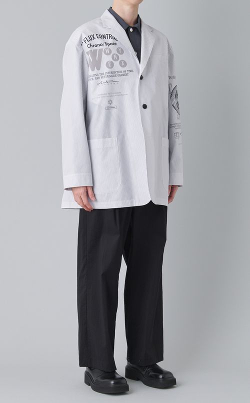 グラフィックオーバーサイズジャケット