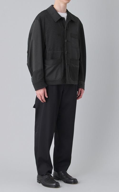 パッチワークユニフォームジャケット