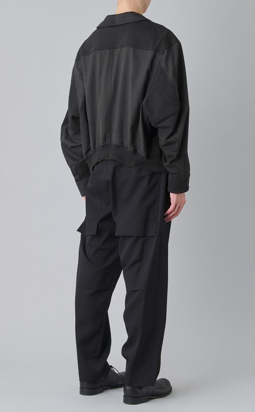 パッチワークユニフォームジャケット