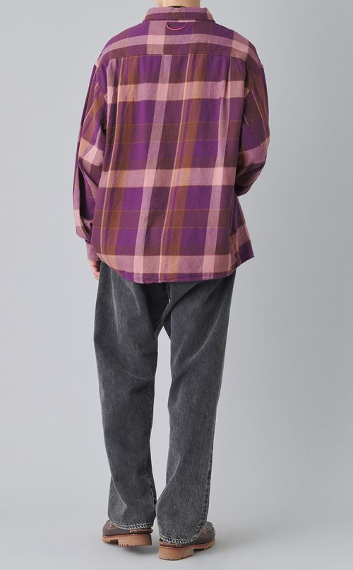 フランネルマドラスワークシャツ