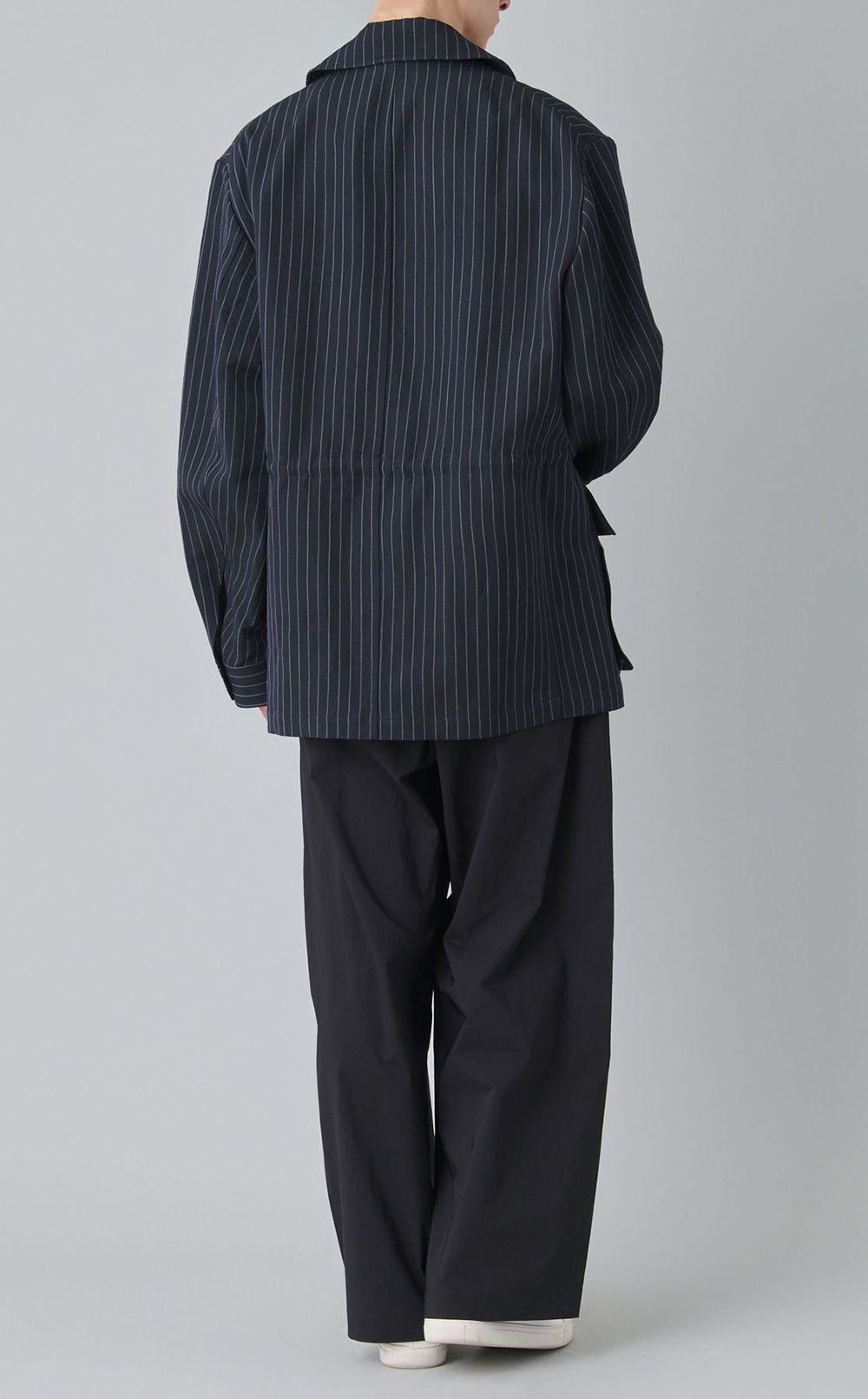 ウールリネンサファリジャケット