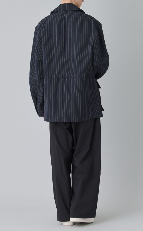 ウールリネンサファリジャケット