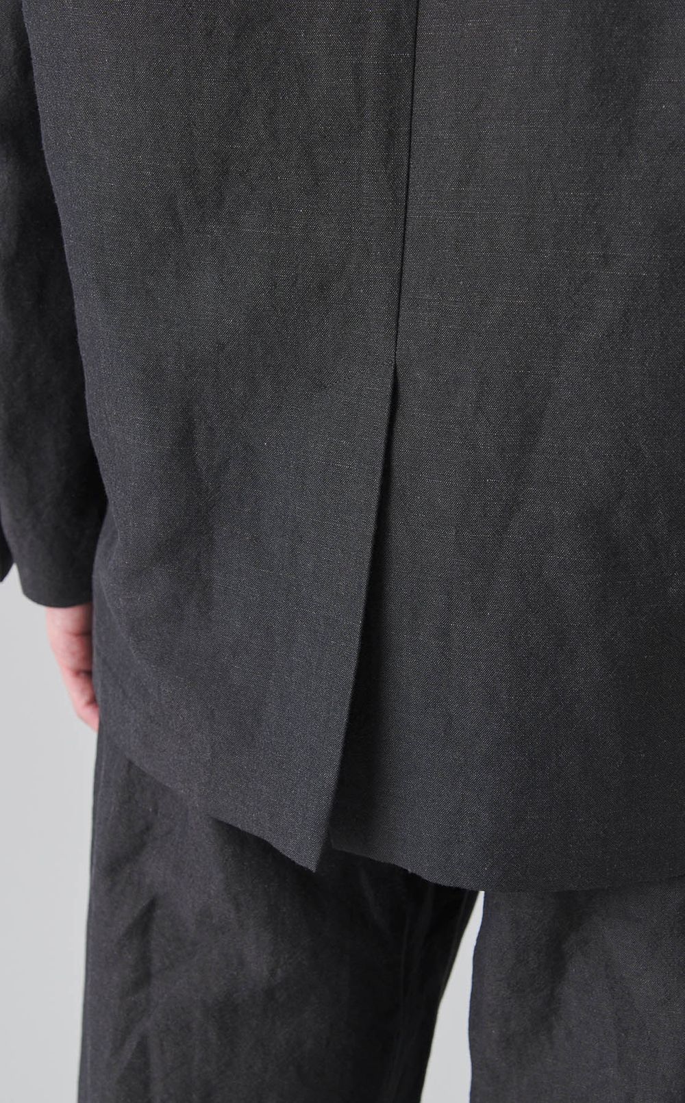 ウールリネン2ボタンジャケット