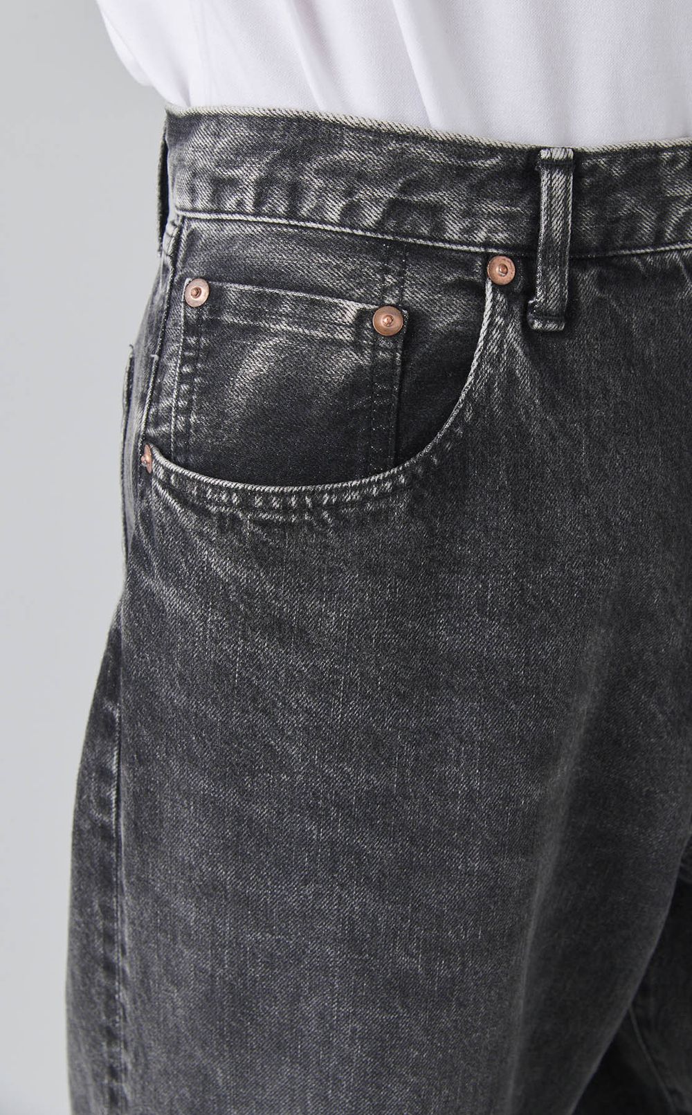 ヴィンテージウォッシュ5ポケットパンツ