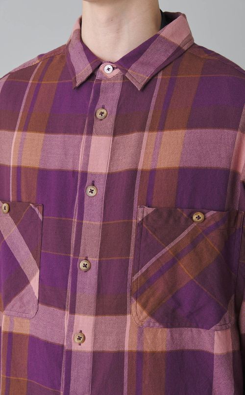 フランネルマドラスワークシャツ