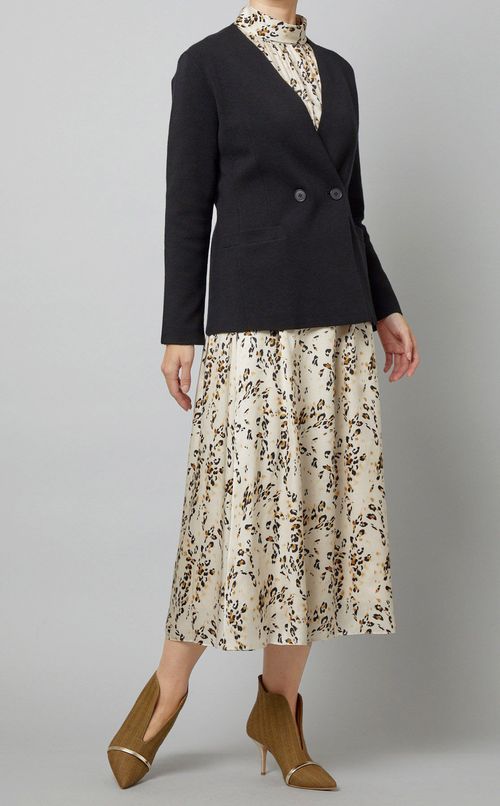 レオパードラグランワンピース