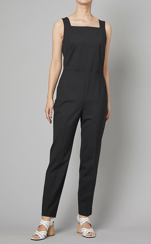 ラメトウールノースリーブオールインワン