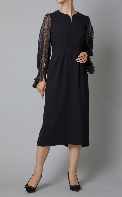 ラッセルレーススリーブワンピース