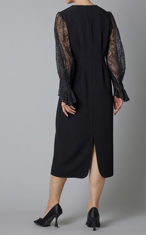 ラッセルレーススリーブワンピース