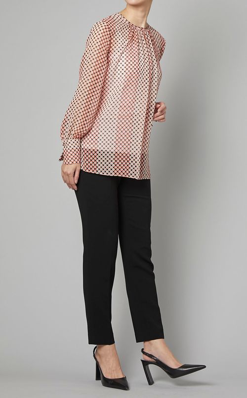 トリアセテートセンタープレスパンツ