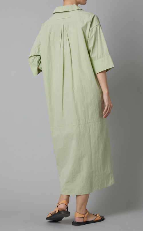 コットンスキッパーシャツワンピース