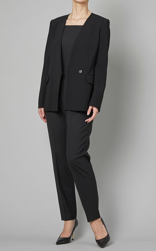 トリアセテートノーカラージャケット