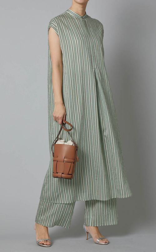 マルチストライプリラックスパンツ