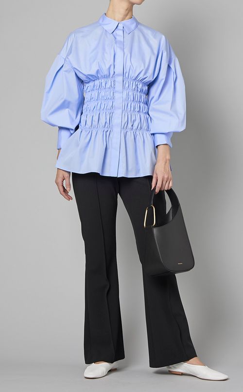 コットンシャーリングシャツ