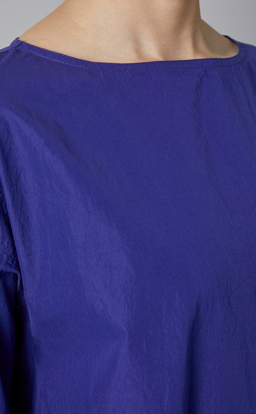 ボリュームスリーブボートネックワンピース