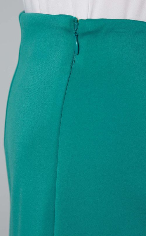 切替フレアミディスカート