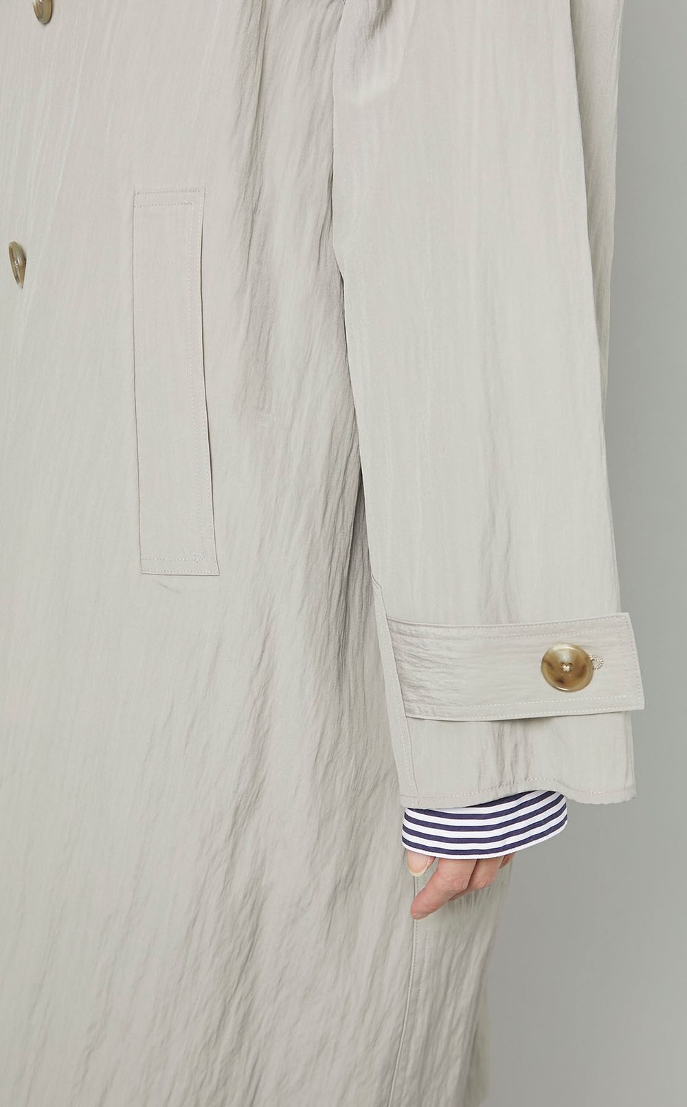 ワイドスリーブライトトレンチコー卜